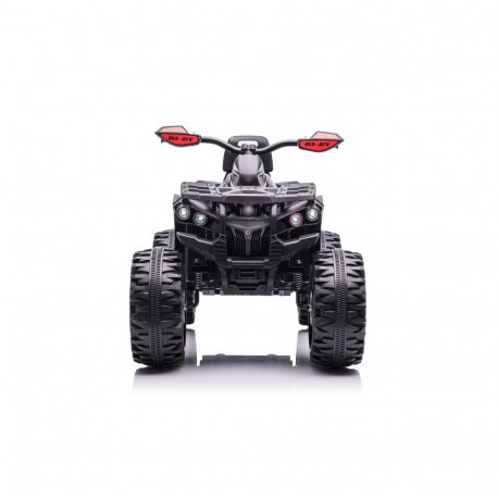 Akukvaadri QLS-3288 seljatoega LED-tuled MP3, must