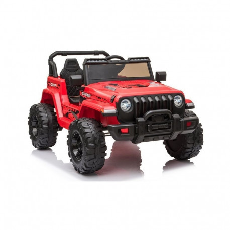 Laste elektriauto CH9956 LED-tuled kaugjuhtimispult, punane