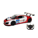 Auto R/C Audi R8 LMS Rastar 1:14 Biało-Czerwone