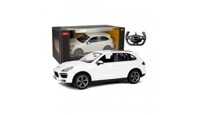Auto R/C Porsche Cayenne Rastar 1:14 valge