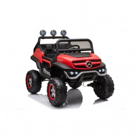 Mercedes akutoitega sõiduk Unimog S, punane