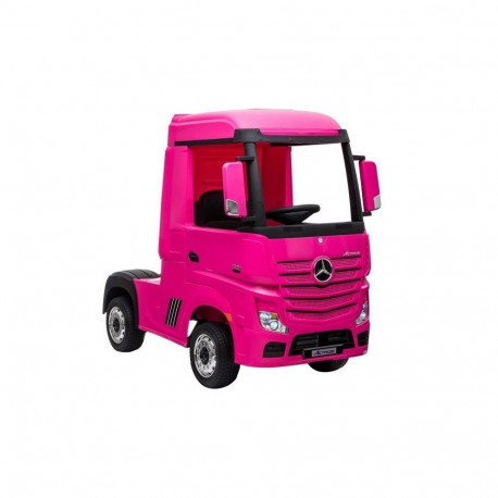 Mercedes elektriauto veoauto Actros 4x4 MP3 LED kaugjuhtimispult, roosa