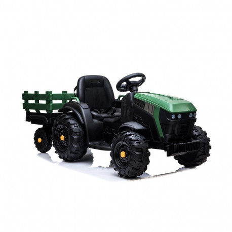 traktor haagisega BDM0925 akutoitega, sõjaväe roheline
