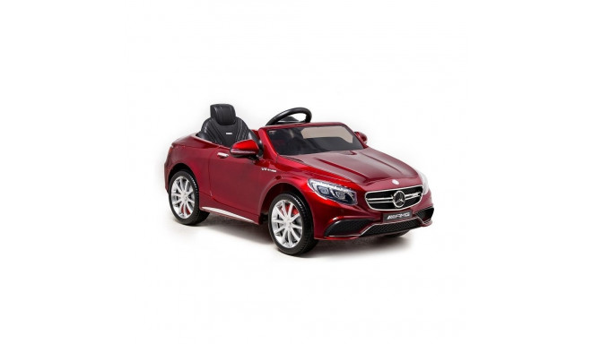 Mercedes S63 punane lakitud akuauto