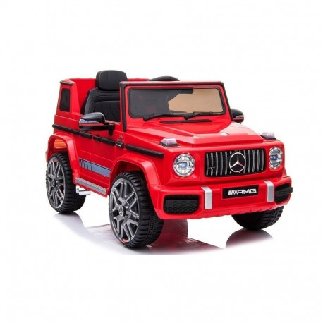 Auto na Akumulator Mercedes G63 AMG Dla Dzieci Światła LED MP3 Czerwony