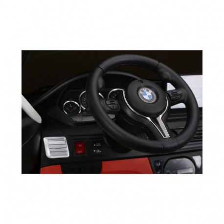Auto Na Akumulator Nowe BMW X6M SUV Światła LED MP3 Czarne Lakierowane