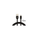 Swissten "Textile Quick Charge 3.1 USB-C" Black