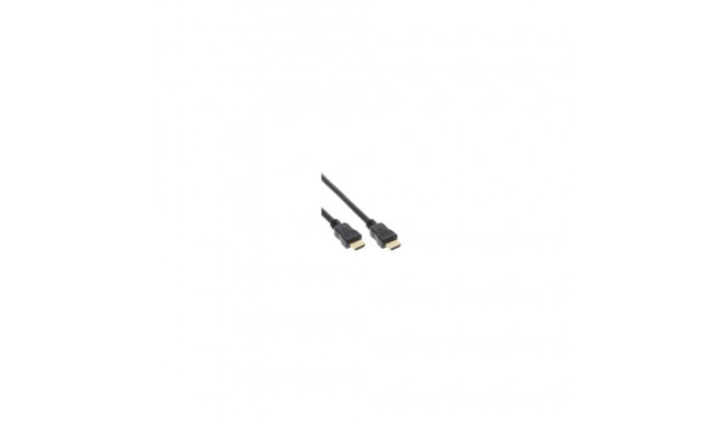 InLine 4K (UHD) HDMI Kabel  black - 1 5m