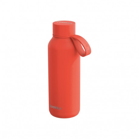 Quokka Solid With Strap - Butelka termiczna ze stali nierdzewnej 510 ml z paskiem (Orange)