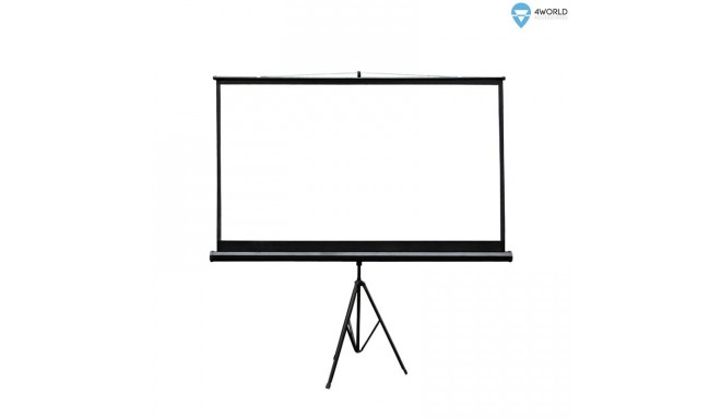 4world projector screen 84" 186x105, matte white