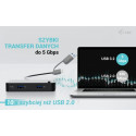Universal KVM HUB 2x USB-C + 2x USB-A 3.0