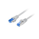 Patchcord cat.6a S/FTP CCA 0.5m grey