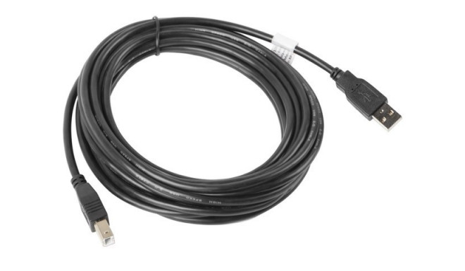 Cable USB 2.0 AM-BM 5M black
