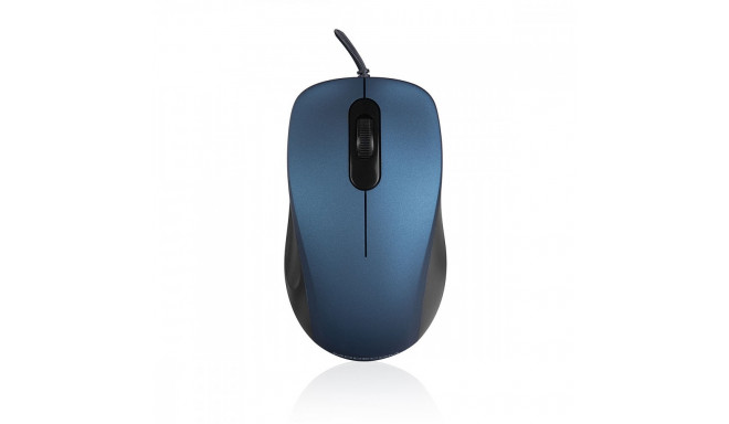 optiline hiir M10S juhtmega vaikne, sinine