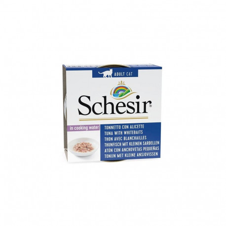 Wet Cat Food - Schesir Tuna with Whitebait 85g Gluten-Free