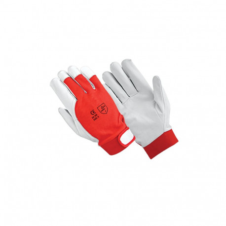 Hard Work töökindad kitse pindnahk/riie krõpsuga 4011 12