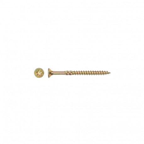 CHIPBOARD SCR T25 5.0X60/36 YELL ZN8PCS