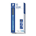 OHP kilemarker Staedtler Lumocolor F/0,6 mm, kustutatav, must