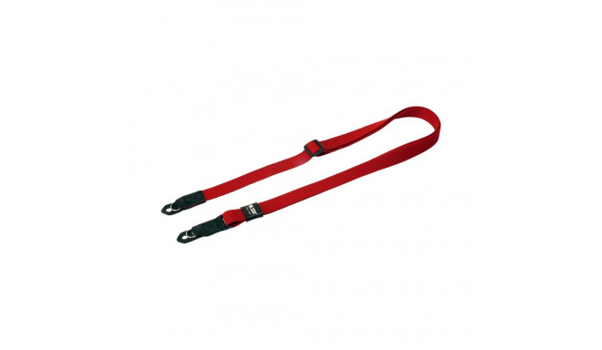 Artisan & Artist I ACAM-100AA I Slim & Soft Cloth Camera strap -Leica M/mirrorless (w/Ring) Red