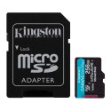 KINGSTON 256GB microSDXC Canvas Go Plus Gen4 200MB/s A2 U3 V30 Card + Adapter