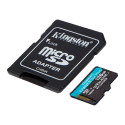 KINGSTON 128GB microSDXC Canvas Go Plus Gen4 200MB/s A2 U3 V30 Card + Adapter