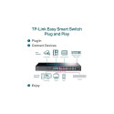 Switch|TP-LINK|Desktop/pedestal|28x10Base-T / 100Base-TX / 1000Base-T|PoE+ ports 24|250 Watts|TL-SG1