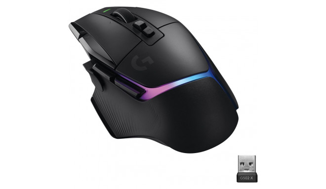"LOGITECH G502 X PLUS - BLACK/PREMIUM - EER2"