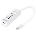 "Digitus DA-70243 USB-C HUB 4-Port 3xUSB 3.0; MicroSD/SD Kartenleser"