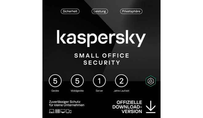 "Kaspersky Small Office Security - 5 User, 2 Years - Base - ESD-DownloadESD"