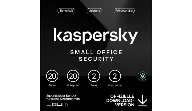 "Kaspersky Small Office Security - 20 User, 2 Years - Base - ESD-DownloadESD"