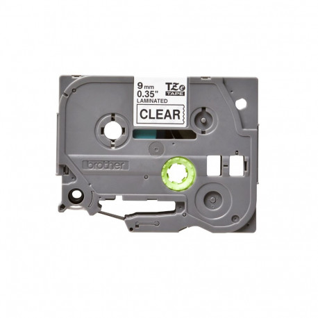 Compatible tape Brother TZe-121 9mm Black on Clear