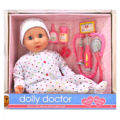 DOLLSWORLD doll Dolly Doctor, 46 cm