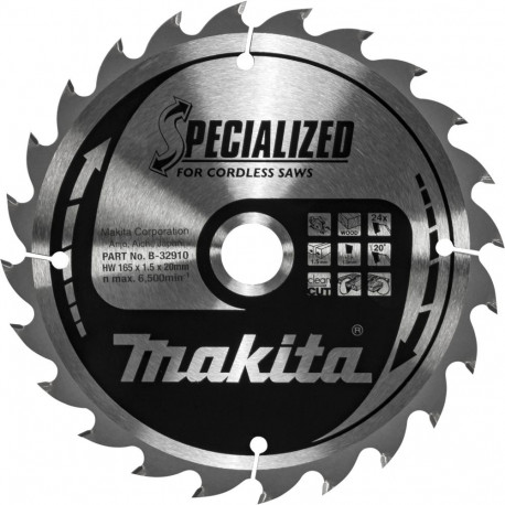 Makita B-32910 SPECIALIZED saeketas 165x20x24Z