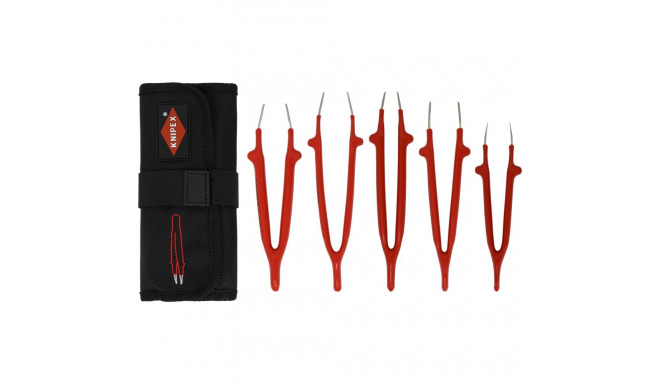 KNIPEX universaalne pintsettide komplekt isol. 5 tk