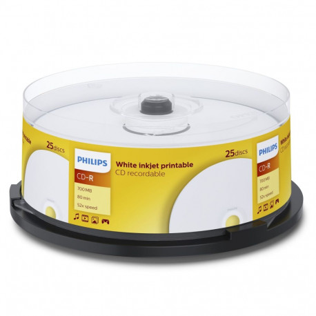 1x25 Philips CD-R 80 min 700 MB 52x IW SP