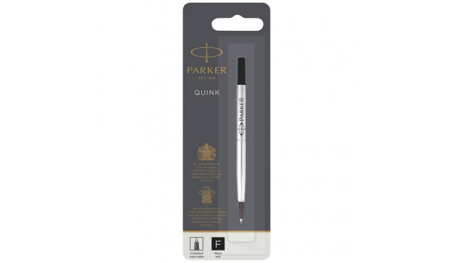 Parker rollerball täitepadrun F must (blisterpakend)