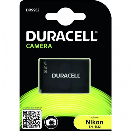 Duracell liitium-ioon aku 1000 mAh Nikon EN-EL12 jaoks