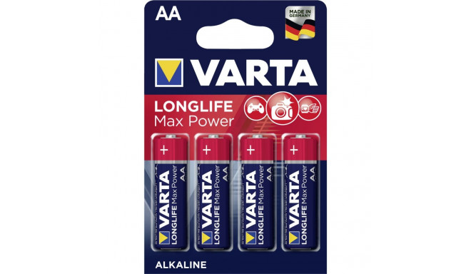 100x4 Varta Longlife Max Power Mignon AA LR06 VPE Outer Box