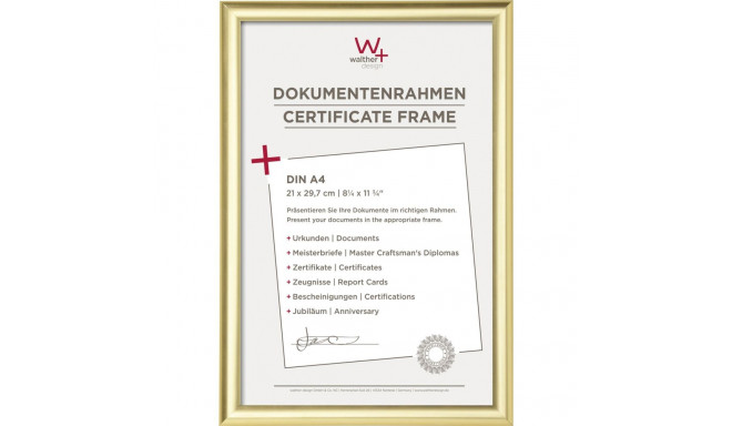Walther Trendstyle 21x29,7 vaik kuld DIN A4 KP130G
