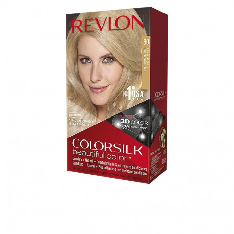 Revlon juuksevärv Colorsilk #80 1tk, hele tuhkblond