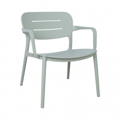 Chair MANGO 64x66xH75,5cm, greenish gray plastic