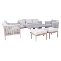 Garden furniture set MEDINA 6-parts, beige