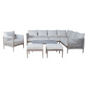 Garden furniture set MEDINA 5-parts, beige