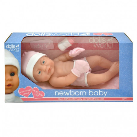 DOLLSWORLD babydoll, girl, 38 cm