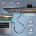 AXAGON SPEED + USB-C, USB 20Gbps Cable, 0.5 m | BUCM32-CM05AB | USB Type-C to USB Type-C