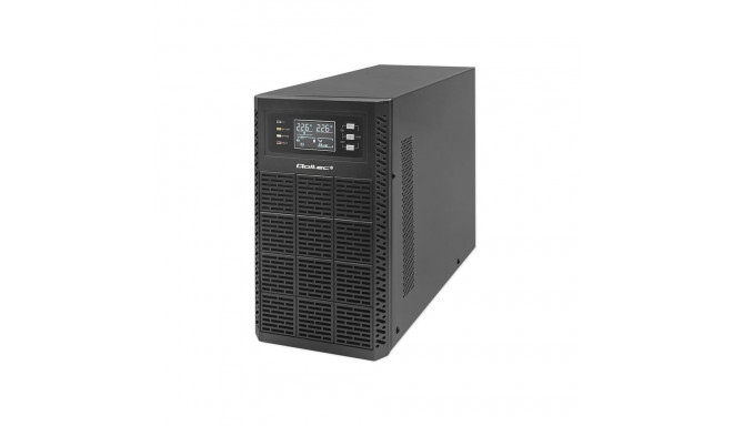 Qoltec 52282 Uninterruptible Power Supply UPS 3kVA 3000W Power factor 1.0 LCD EPO USB On-line