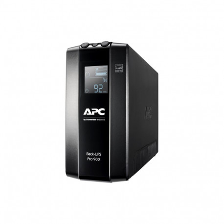 Schneider Electric APC Back-UPS Pro, Tower, 6x IEC C13 outlets, AVR, LCD, user-replaceable battery |
