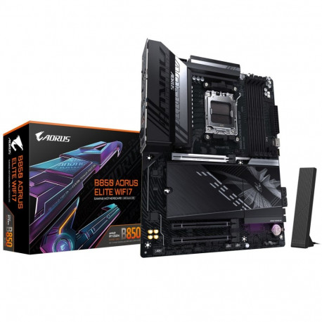 GIGABYTE B850 AORUS ELITE WIFI7 Motherboard - AMD Ryzen 9000 Series CPUs, 14+2+2 Phases Digital VRM,