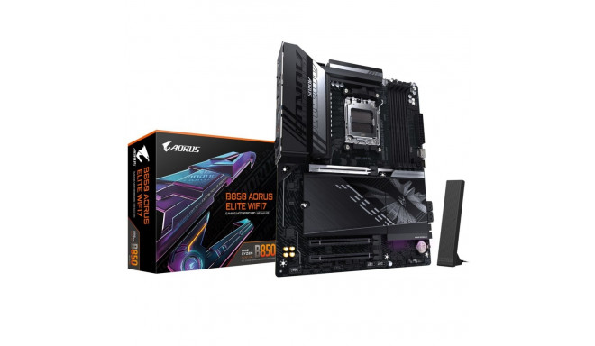 GIGABYTE B850 AORUS ELITE WIFI7 Motherboard - AMD Ryzen 9000 Series CPUs, 14+2+2 Phases Digital VRM,