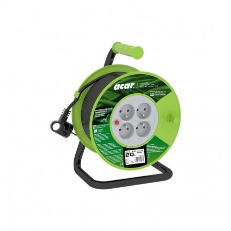 Acar PZ-4Z/OTM H05VV-F 3G1.0 20M tagasitõmmatav pikenduskaabel